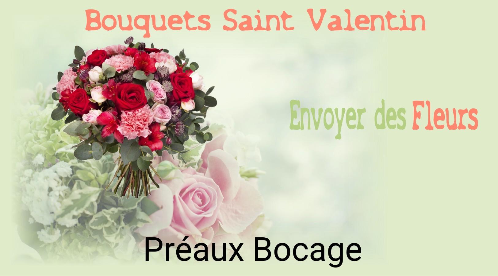 Roses de Saint-Valentin livrées à Préaux-Bocage